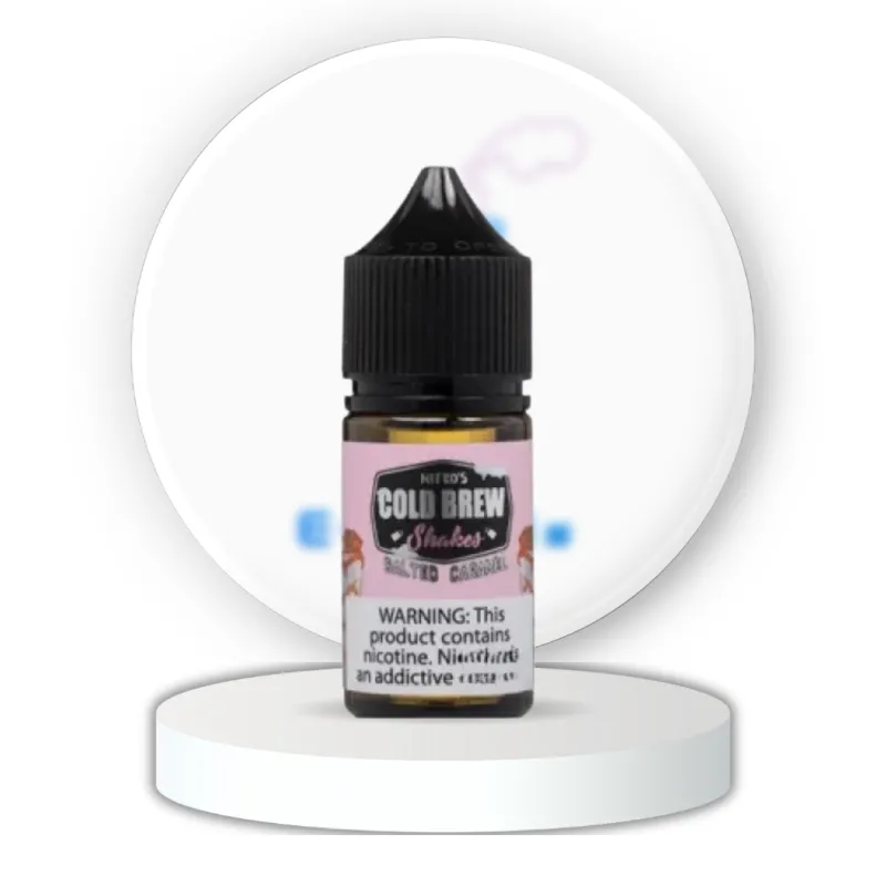 Nitro’s Cold Brew Salt Nic – Salted Caramel – 30ml